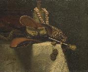 Still life with eastern slippers